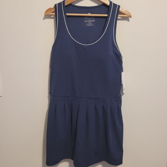 Yogalicious Dresses & Skirts - Yogalicious Navy Nudetech Set And Swing Dress Skort Size XL Tennis Golf athletic
